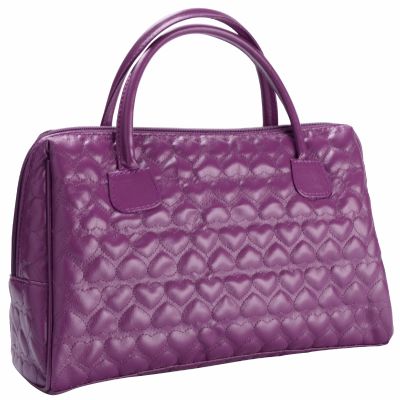 Quilted fashion handbag